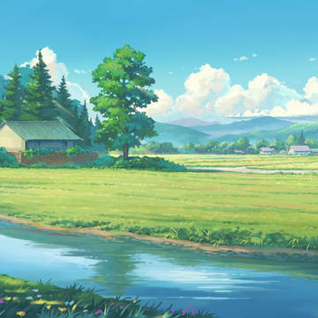 小溪旁的夏天