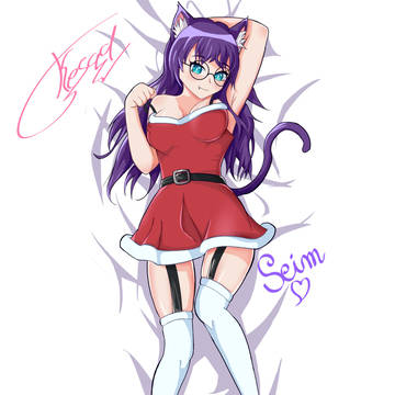 Dakimakura fanarts for a Vtuber