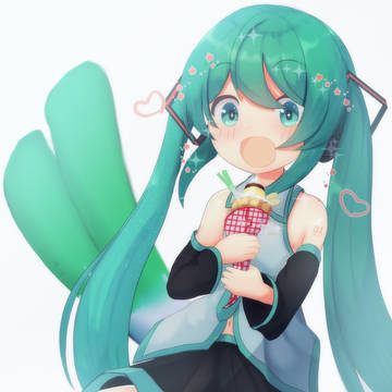 クレープがおいしかったミクさん