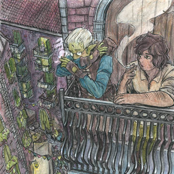 balcony smoke