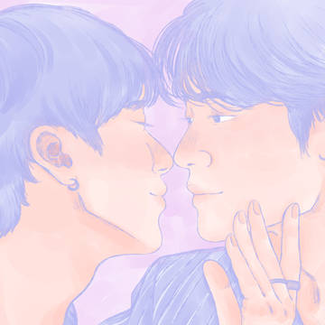 "뽀뽀하고 싶었습니다"