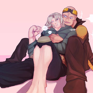 BanShi cuddling