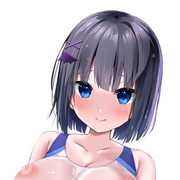 スケスケ競泳水着