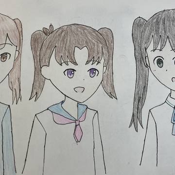 オリキャラツインテールにしてみた