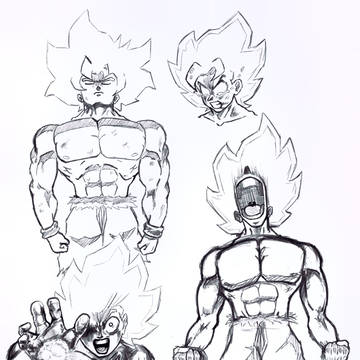 Dragon ball sketches