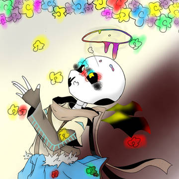 ＊あめ砂糖様の線画に色塗り！