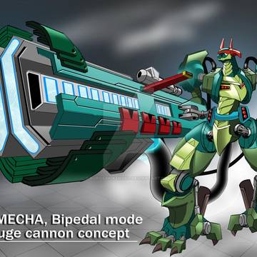 Xagon. mecha bipedal