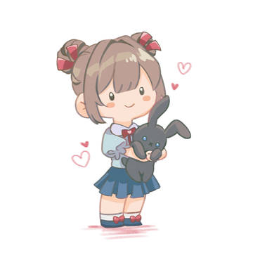 うさぎさんと女の子