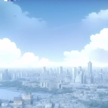 AIイラストに自前の背景イラストぶっこんで見た