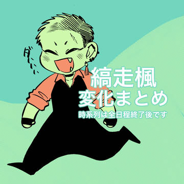 【00課陸】縞走楓変化まとめ【追記】