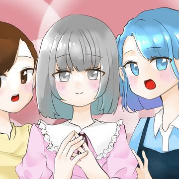 モナ・リザの戯言女子3人組