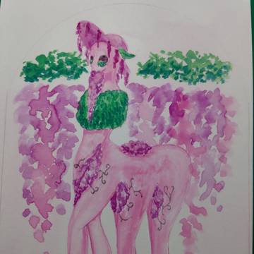 水彩アルリウネ嬢