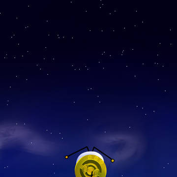 Gimmighoul in the night