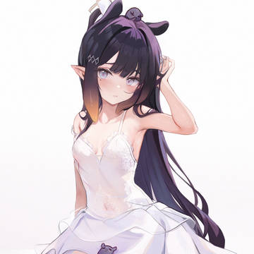 Ina Ninomae white dress