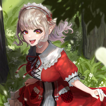 森の中