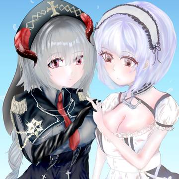 ニュルンベルクさんとシリアスさんのツーショット