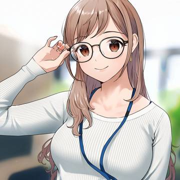 今日はメガネな赤織先輩