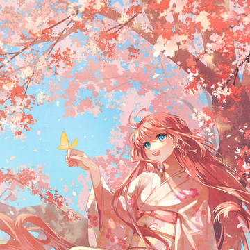 春を告げる初桜、