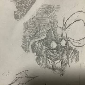 シン仮面ライダー落描き2