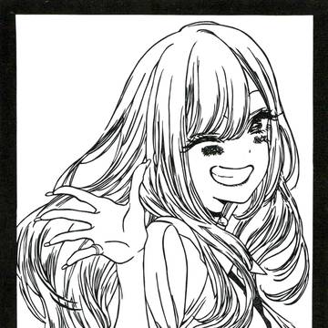 【切り絵】喜多川海夢を切ってみた【その着せ替え人形は恋をする】