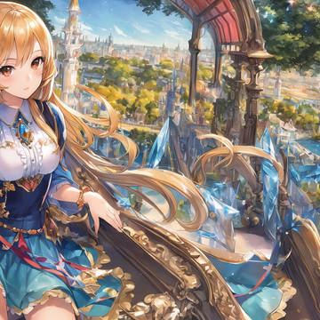 金髪の子