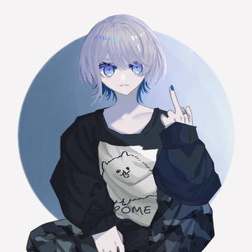 ウルフカット女子