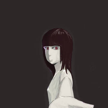 誘う少女