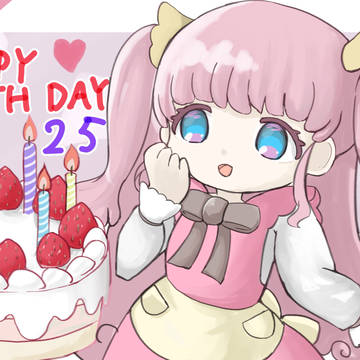 マリア誕生日イラスト