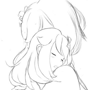 パイモン　線画