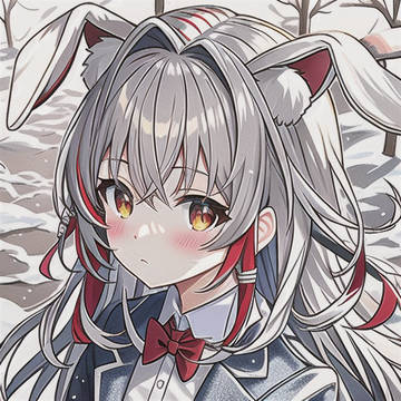 雪うさぎ