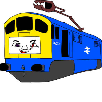 汽車のえほん23巻に登場した殺し屋ディーゼルを描いてみた