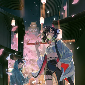 夜桜