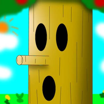 人描くつもりが木になった件