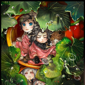 南瓜田裡的蔽雨處