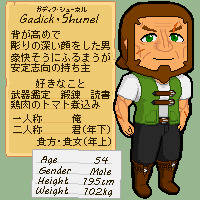 創作キャラクター ガディク・シューネル