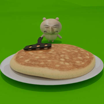 ちいかわ加藤純一とホットケーキ🥞