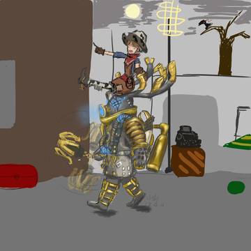 鹿头与牛仔