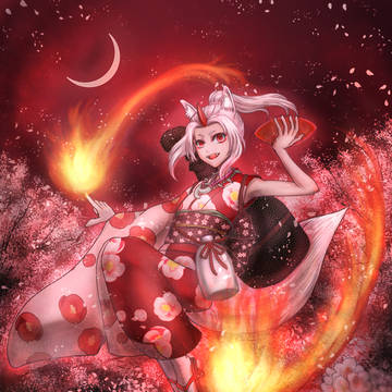 あやかしの夜桜