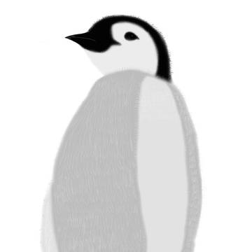 ふわふわペンギン