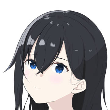 黒髪女子