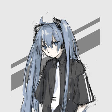 色素薄めのミクさん
