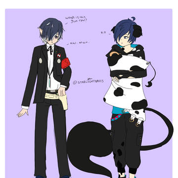 persona 3 doodles (& obey me)