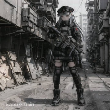 girl loli soldier