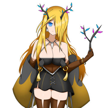 OC Concept Art - Isaki