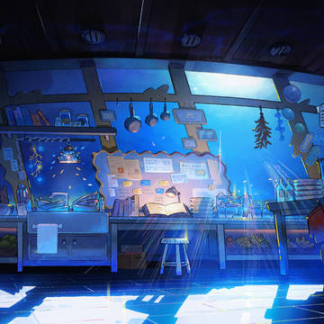 青のキッチン / Blue Kitchen