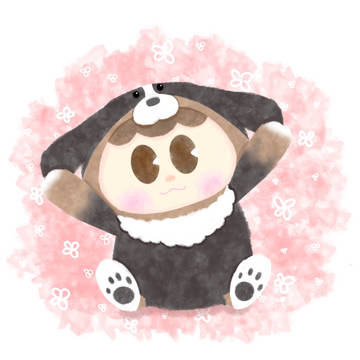 絵本風イラスト