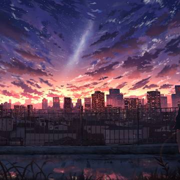 像晚霞一样耀眼