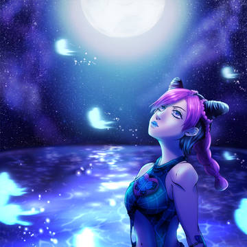 星を見る