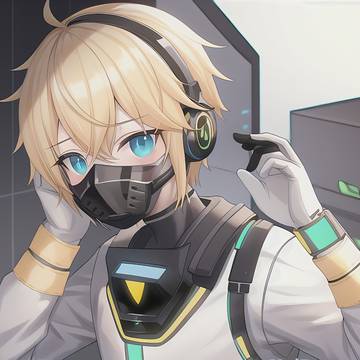 試着中
