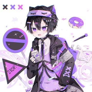 ねぼうした~~~💤💜🐟